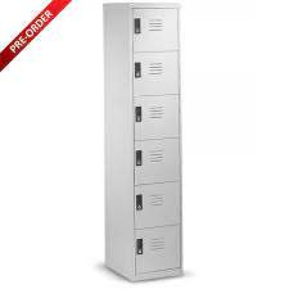 6 Door Compartment Steel Locker (ST-6D18)