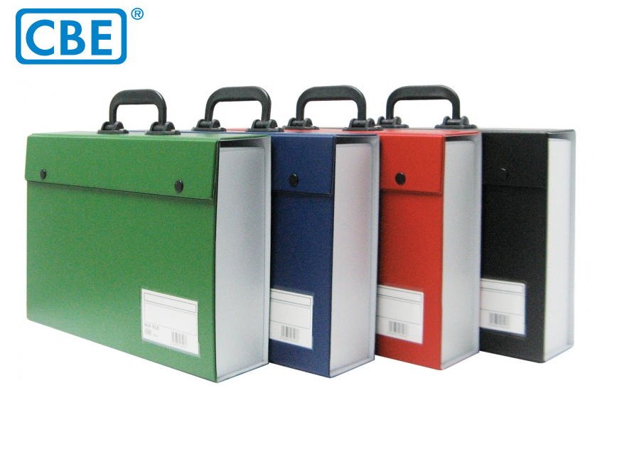 Pvc Box File Mini CBE F4 PVC BOX FILE (WITH HANDLE) 06203